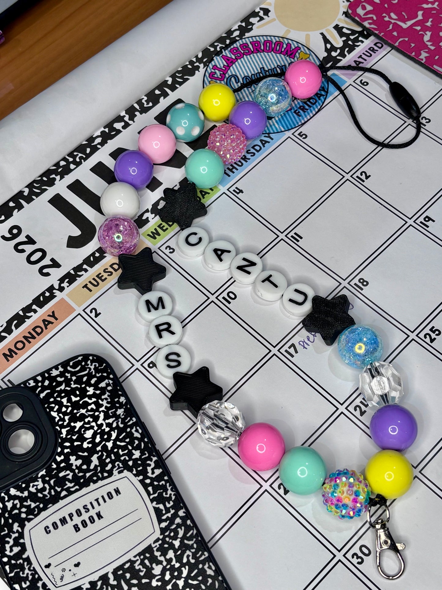 Chunky Bead Lanyard