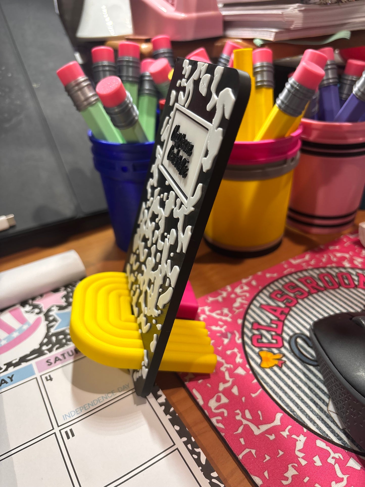 Composition Book Phone Holder
