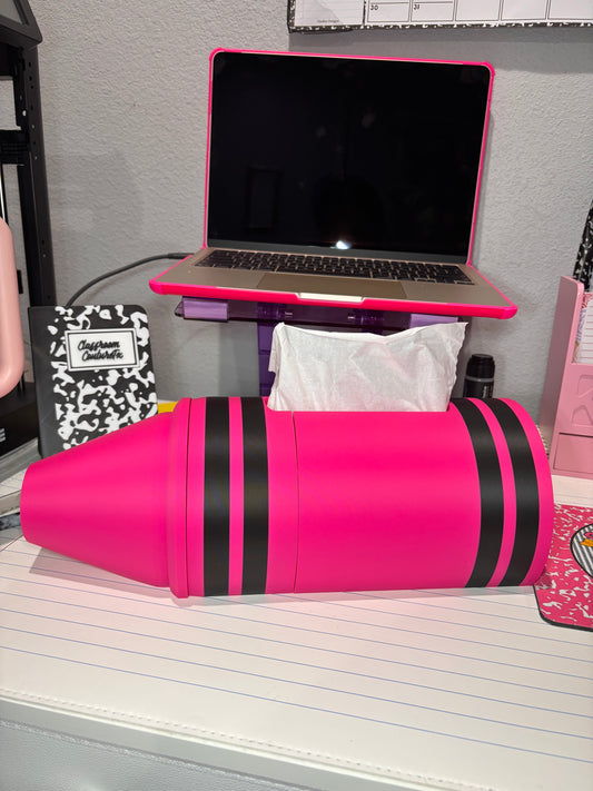Crayon Tissue Box